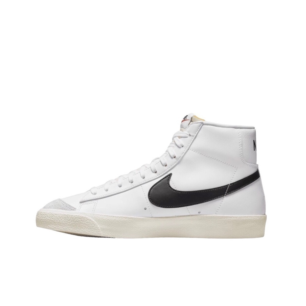 Nike Men’s Blazer Mid 77 Vintage Shoes Sneakers White Green Lace Up BQ6806 - Picture 2 of 12